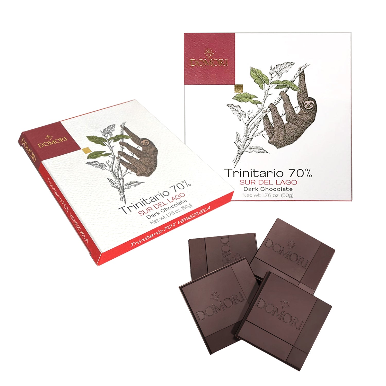ドモーリ トリニタリオ種ベネズエラ70% チョコレート 50g2個セット Domori Trinitario Venezuelaイタリアを代表するチョコレートブランド