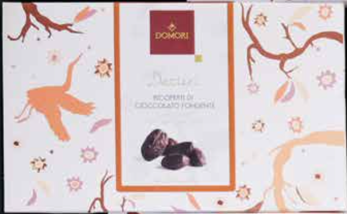 ドモーリ デーツチョコレート150g1箱 Domori Chocolate Coated Datesイタリアを代表するチョコレートブランド