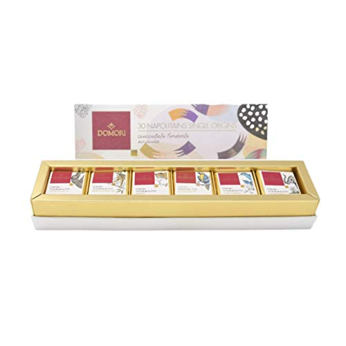 ドモーリ ナポリタン一口チョコ6種30個入りギフトボックス 140g Domori 30 Napolitains Gift Box イタリアを代表するチョコレートブランド