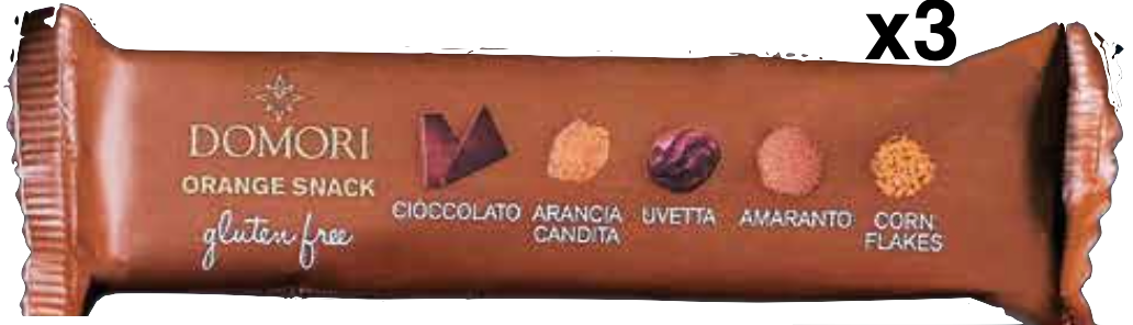 ドモーリ チョコスナック オレンジ30g3個セット Domori Orange Snack イタリアを代表するチョコレートブランド